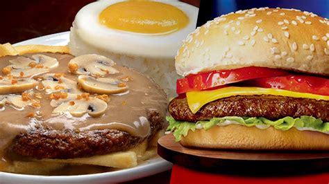 Champ and Ultimate Burger Steak .